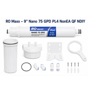 RO Maxx – 9" Nano 75 GPD PL4 NonEA QF NDIY
